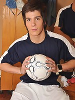 Horny gay daddy seduces his twink football team