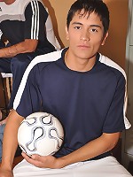 Horny gay daddy seduces his twink football team