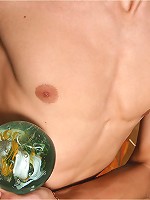 Two hot twinks fuck out by the pool