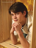 This twink has one smooth body and fat uncut cock