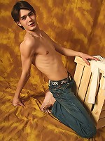 This twink has one smooth body and fat uncut cock